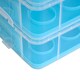 image 2 of Oypla Blue 3 Tier 36 Cupcake Plastic Carrier Holder Storage Container Blue