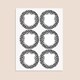 image 3 of Cars Design Round Stickers 88mm - Sheet of 6