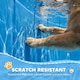 image 4 of PawHut Dog Pool Dog Bath Tub Dog Paddling Pool, 100 x 30 cm