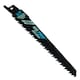 image 2 of 150mm Reciprocating Saw Blade 5 TPI Cutting Wood Plastic Sharp Fast Cut 5pk