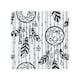 image 1 of Black Contour Splash Back | White