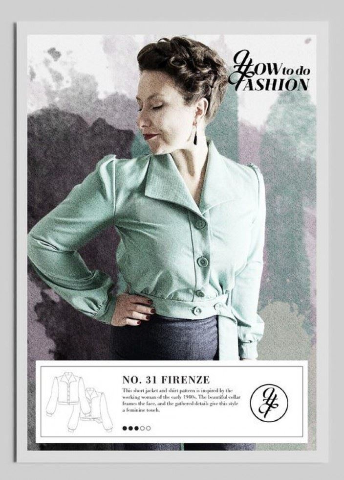 How To Do Fashion Sewing Pattern Firenze Jacket & Shirt, Jackets, Shirts, Tops and Vintage Style for Women - UK Size 4-26 - Intermediate
