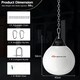 image 10 of COSTWAY 18 Inch Water Punching Bag 50 kg Heavy Bag White White
