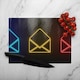 image 2 of Neon Email  Glass Chopping Board | Multi