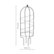 image 5 of Outdoor Pot Plant Support - Mild Steel - L64 x W26 x H26 cm - Zinc