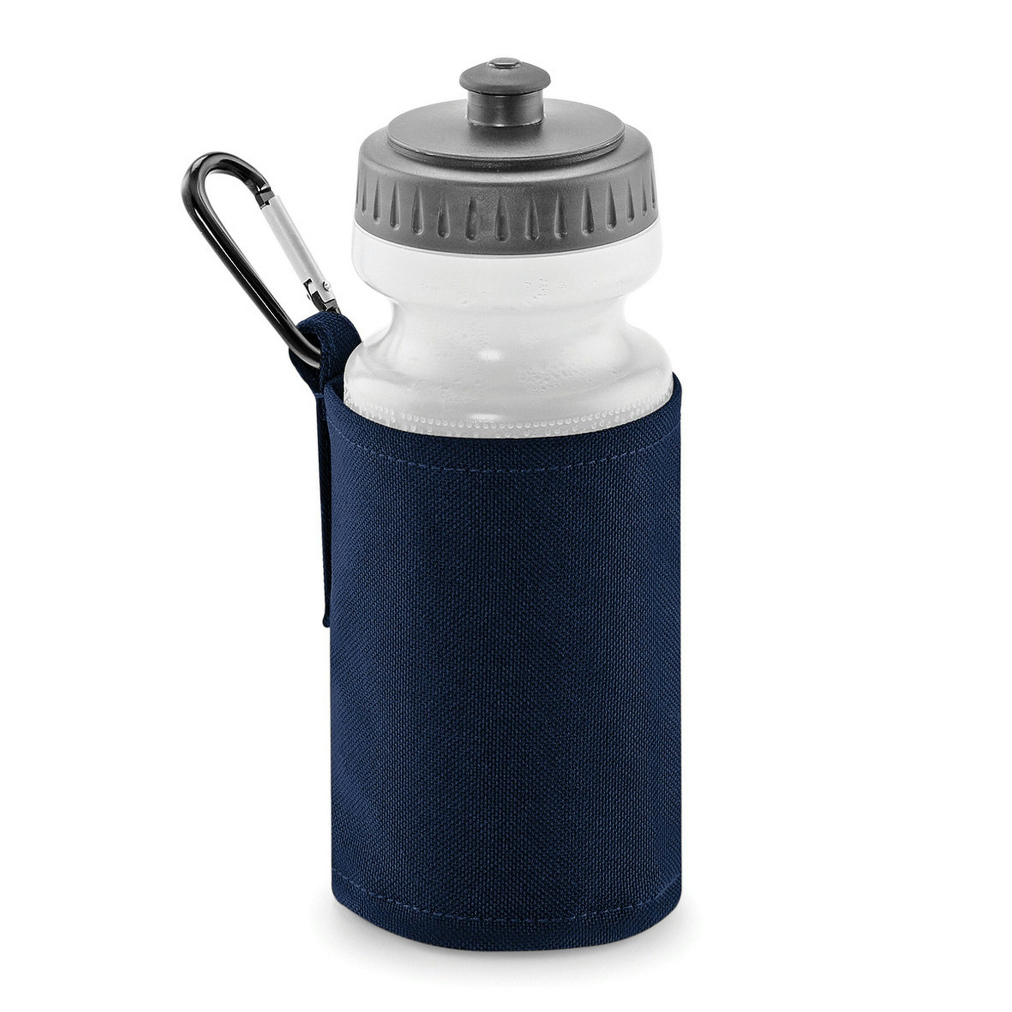 Quadra Water Bottle And Fabric Sleeve Holder - French Navy - One Size