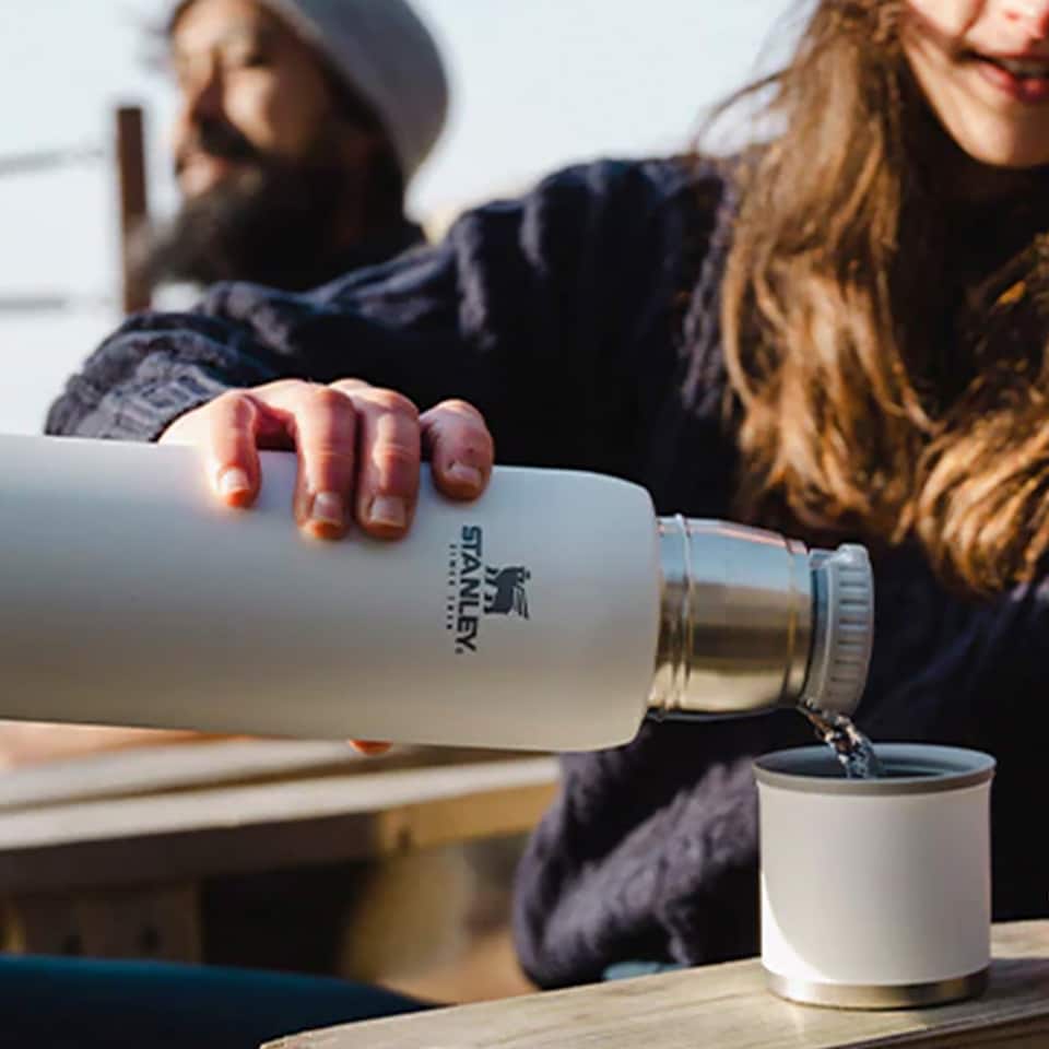 image 1 of Adventure To-Go Water Bottle 1.0L | White | White | 1L