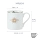image 6 of Mikasa Queen Bee Straight-Sided Porcelain Mug, 280ml | White