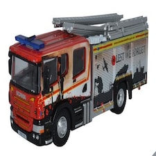 Oxford Diecast Scania Fire Pump Ladder Humberside Fire and Rescue