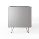 image 5 of Thalia Ribbed 2 Drawer Bedside Table Pair | Grey | Grey