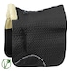 image 2 of Rhinegold Luxe Fur Dressage Saddle Cloth Black | Colour: Black/Natural
Size: Cob