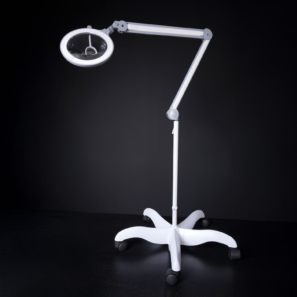 image 1 of Daylight Professional Floor Stand Sturdy Smooth-Moving Support for Task Lamps and Magnifiers
