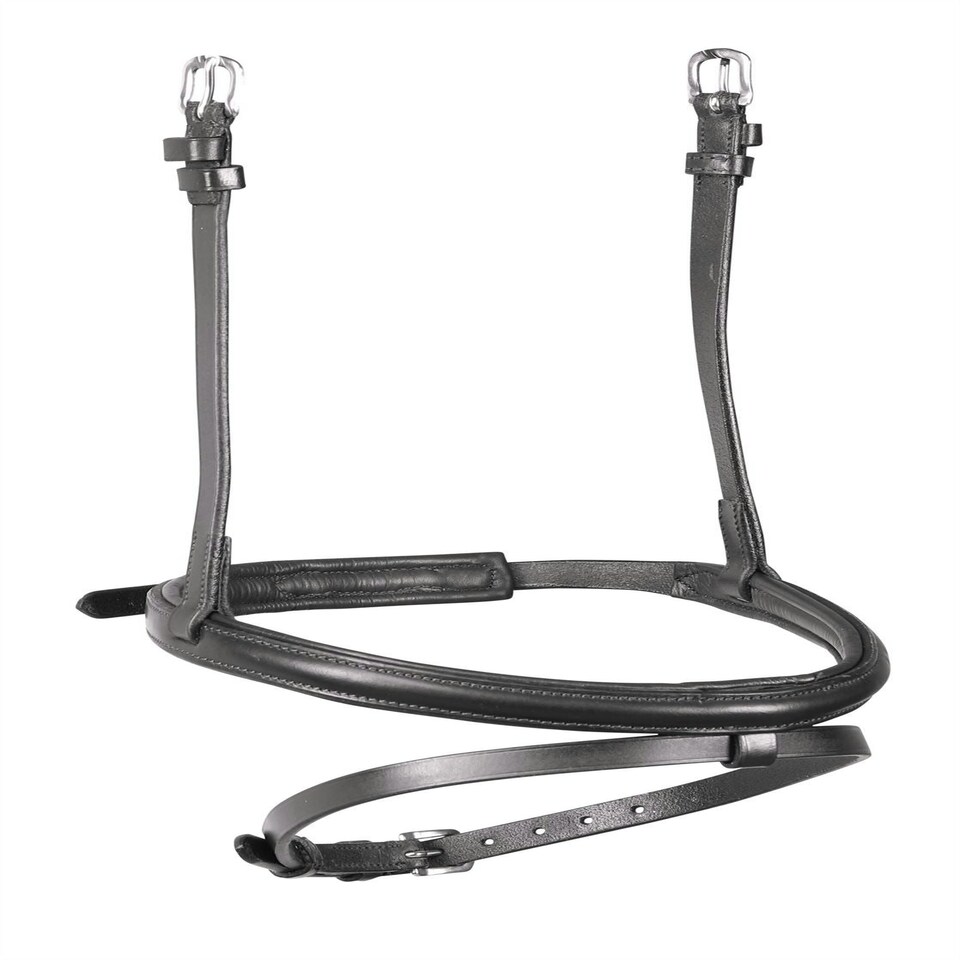 image 1 of Shires Velociti Padded Raised Flash Noseband Black | Size: Cob
Colour: Black