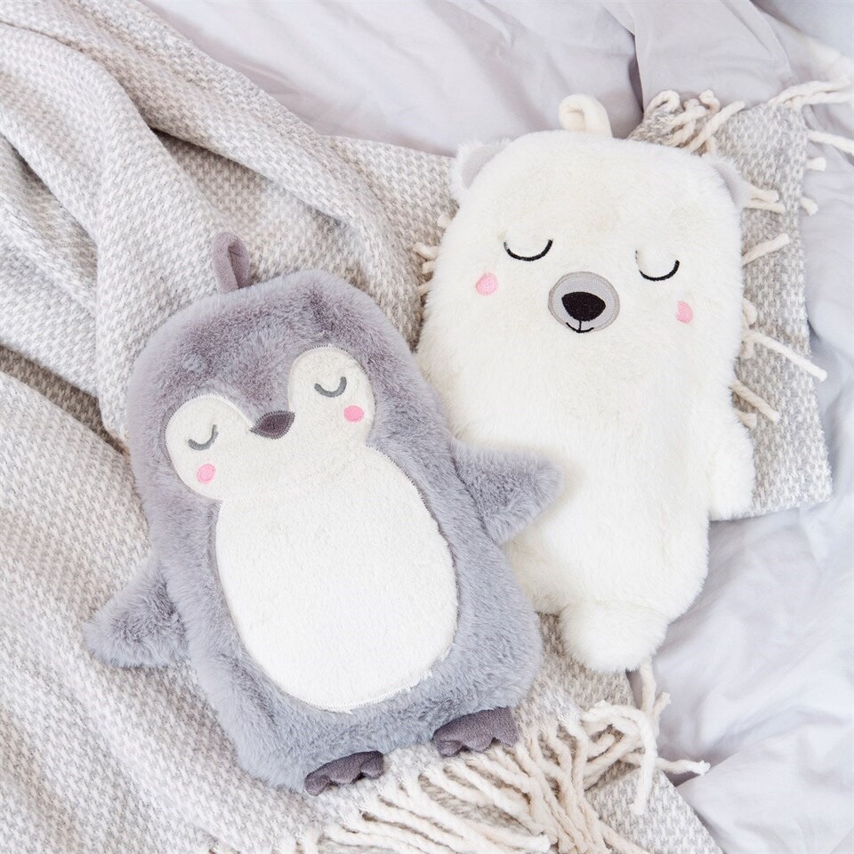 image 1 of Sass & Belle Polar Bear Design Hot Water Bottle