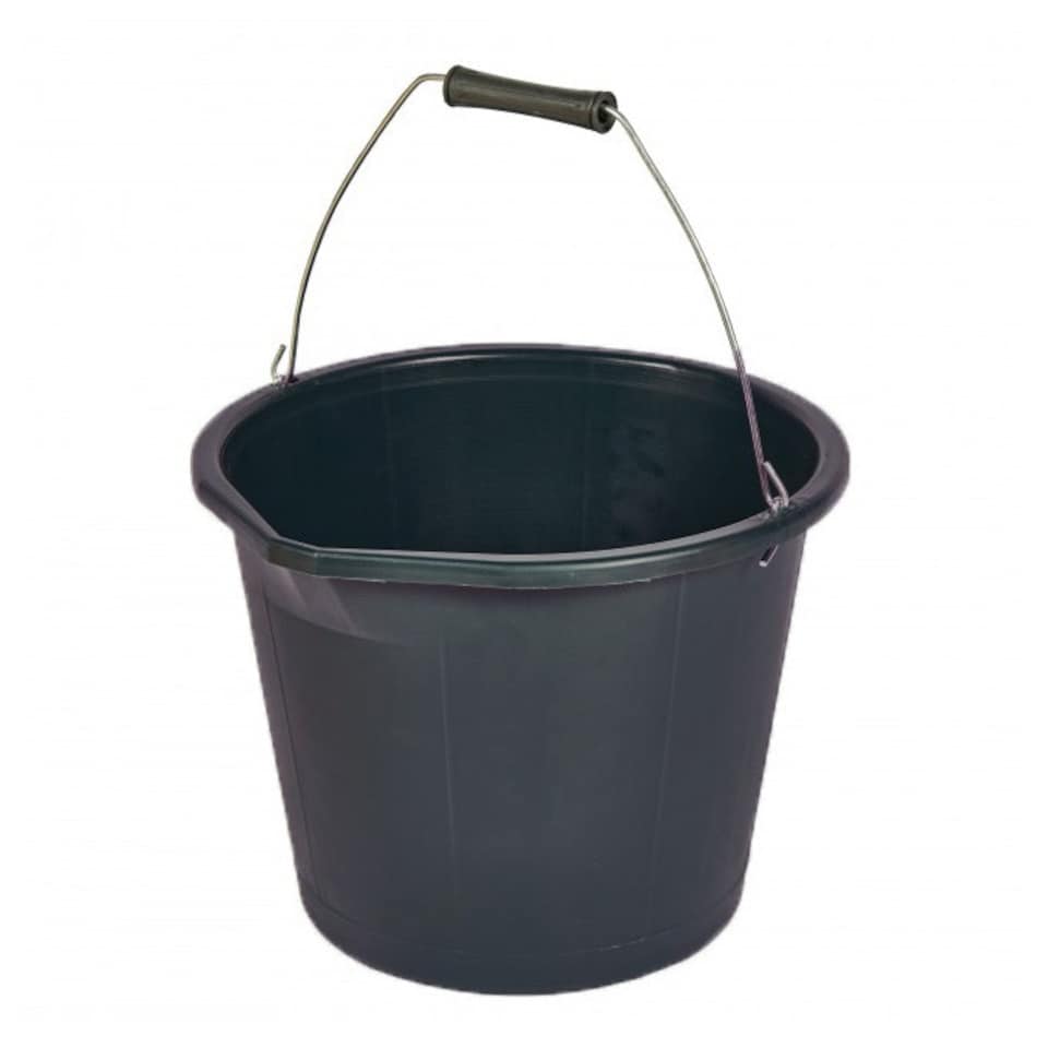 Lincoln Stable Bucket - Black - 14L