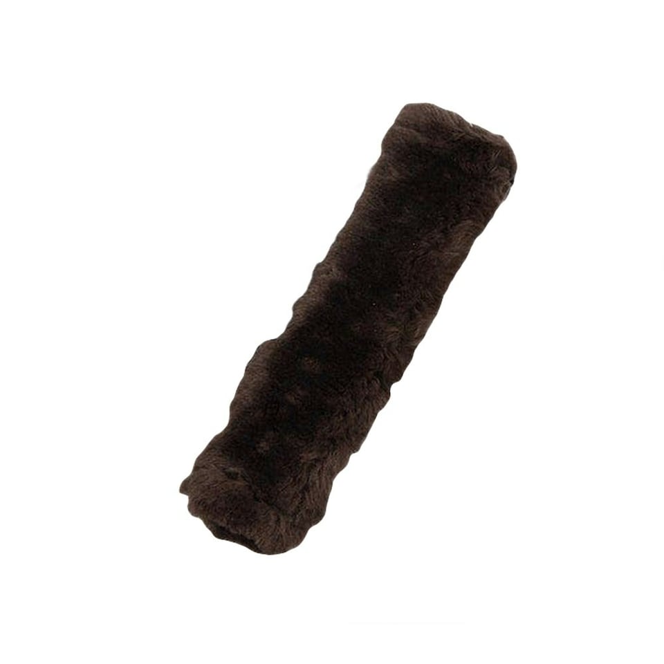 image 1 of Performance Horses SupaFleece Noseband Sleeve - Brown - 35cm