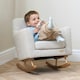 image 3 of Tutti Bambini Jonah Mini Me Children's Rocking Chair - Boucle Mushroom Cream