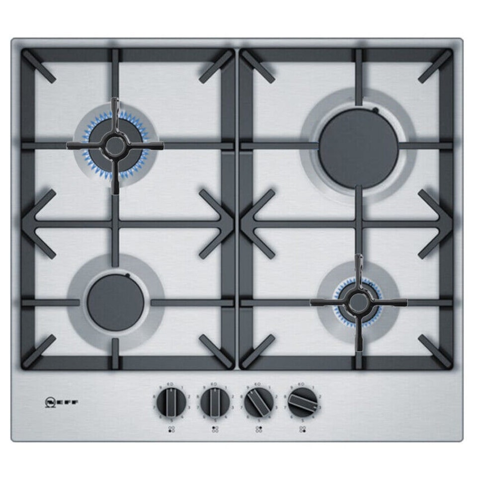 image 1 of SPARES2GO Universal Gas Hob Ceramic Pan Support Moka Trivet Stand (Small 130mm) Black