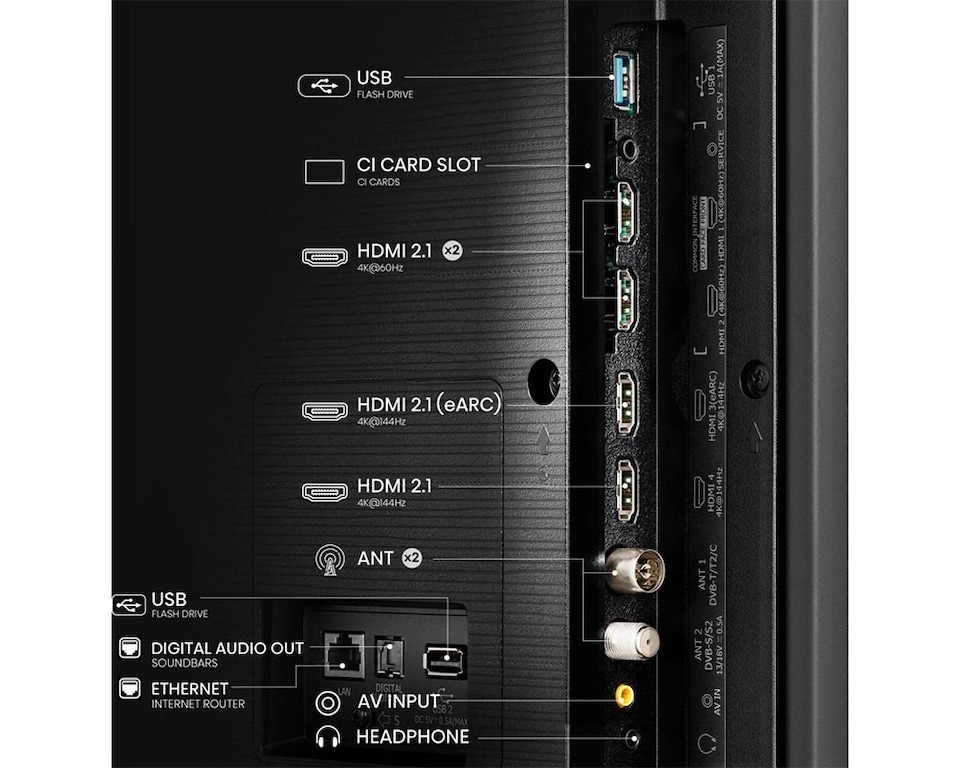 image 1 of Hisense 65E7NQTUK PRO 65 inch 144Hz QLED Smart 4K TV