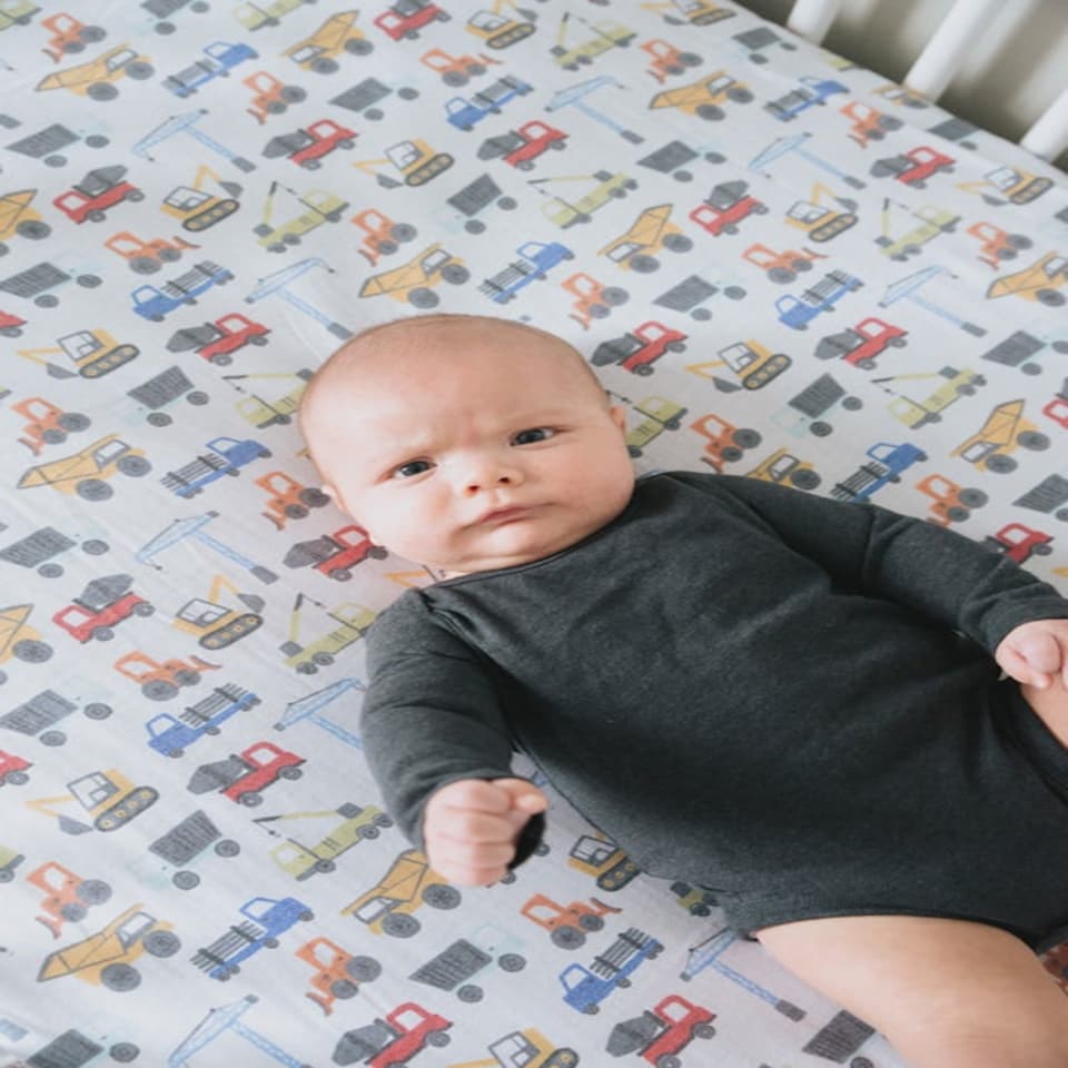 image 1 of Copper Pearl Premium Elasticised Cot Sheet Diesel