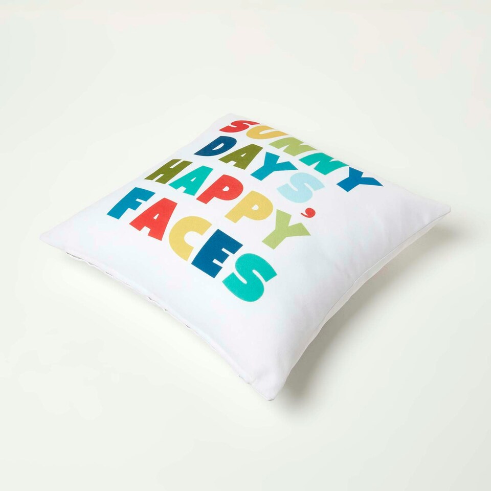image 1 of Homescapes Sunny Days Outdoor Cushion 45 x 45 cm - Set of 2