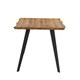 image 3 of Rocco LUX Dining Table Single, Light Walnut Brown | Oak