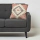 image 2 of Homescapes Pali Handwoven Traditional Kilim Cushion - 45 x 45 cm Pink