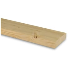 PACK OF 5 (Total 5 Units) - 47mm x 225mm (9x2")(45mm x 220mm Finish) C24 Kiln Dried Regularised Carcassing Timber - 4.2m Length