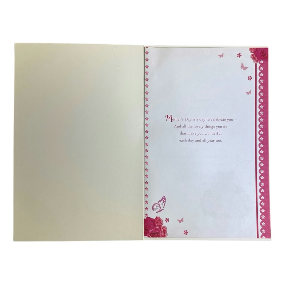 image 1 of To My Wife Traditional Flower Bouquet Mother's Day Boxed Card