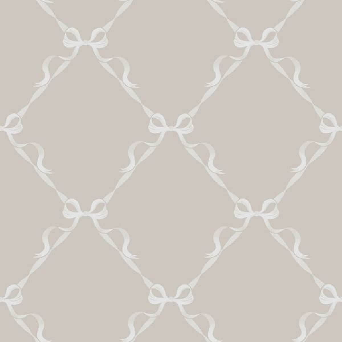 Holden Decor Tied With A Bow Wallpaper Grey Warm Grey 1