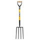 image 3 of JCB Professional Solid Forged Contractor Garden Fork Heavy-Duty Steel 190 x 280mm JCBCF01