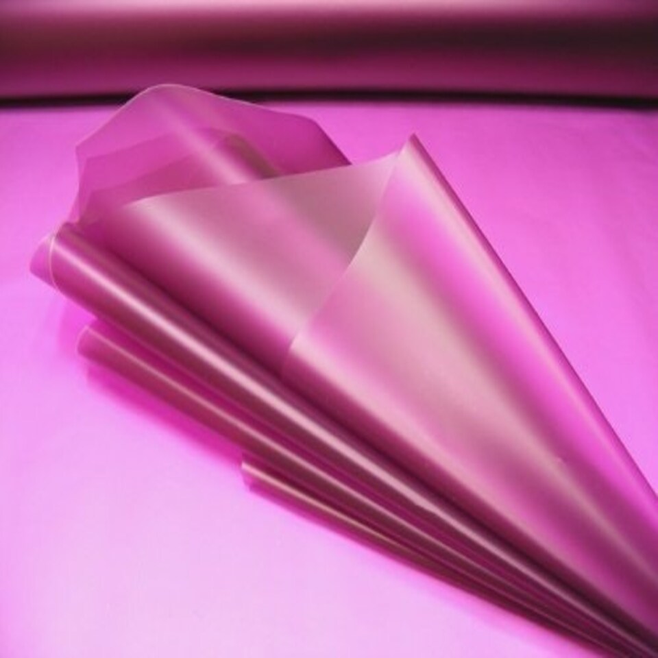 image 1 of County Metallic Tissue , Cerise, 4 Sheets each 75cm x 50cm