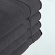 image 3 of 100% Cotton Charcoal Hand Towels (Pack of 4) Black | Charcoal | Hand towel