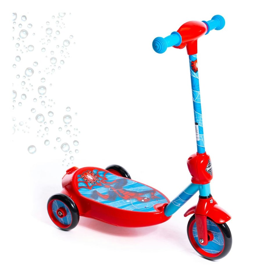 image 1 of HUFFY Marvel Comics Spider-man Bubble Electric Children's Scooter