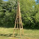 image 4 of Wooden Garden Obelisk Plant Support for Climbers (1.5m tall) - Pack of 2