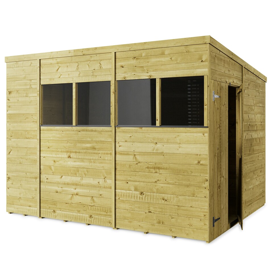 image 1 of Store More Tongue and Groove Pent Shed - 10x8 Windowed