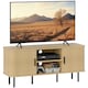 image 1 of HOMCOM TV Unit for Living Room, TV Stand, Oak Tone