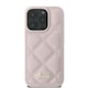 image 3 of Guess Quilted Metal Logo Case for iPhone 16 Pro Max 6.9 Pink