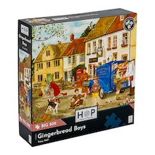 Gingerbread Boys BIG 500 Piece Jigsaw Puzzle