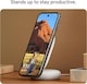 image 3 of Google Pixelsnap 25W Qi2 Wireless Charger with Stand Snow Fog - GA10042-WW