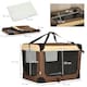 image 7 of PawHut 81cm Foldable Pet Carrier Bag Soft Travel Dog Crate for Medium Dogs Brown