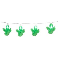 Cactus Battery Operated Led Lights String Decoration 140cm