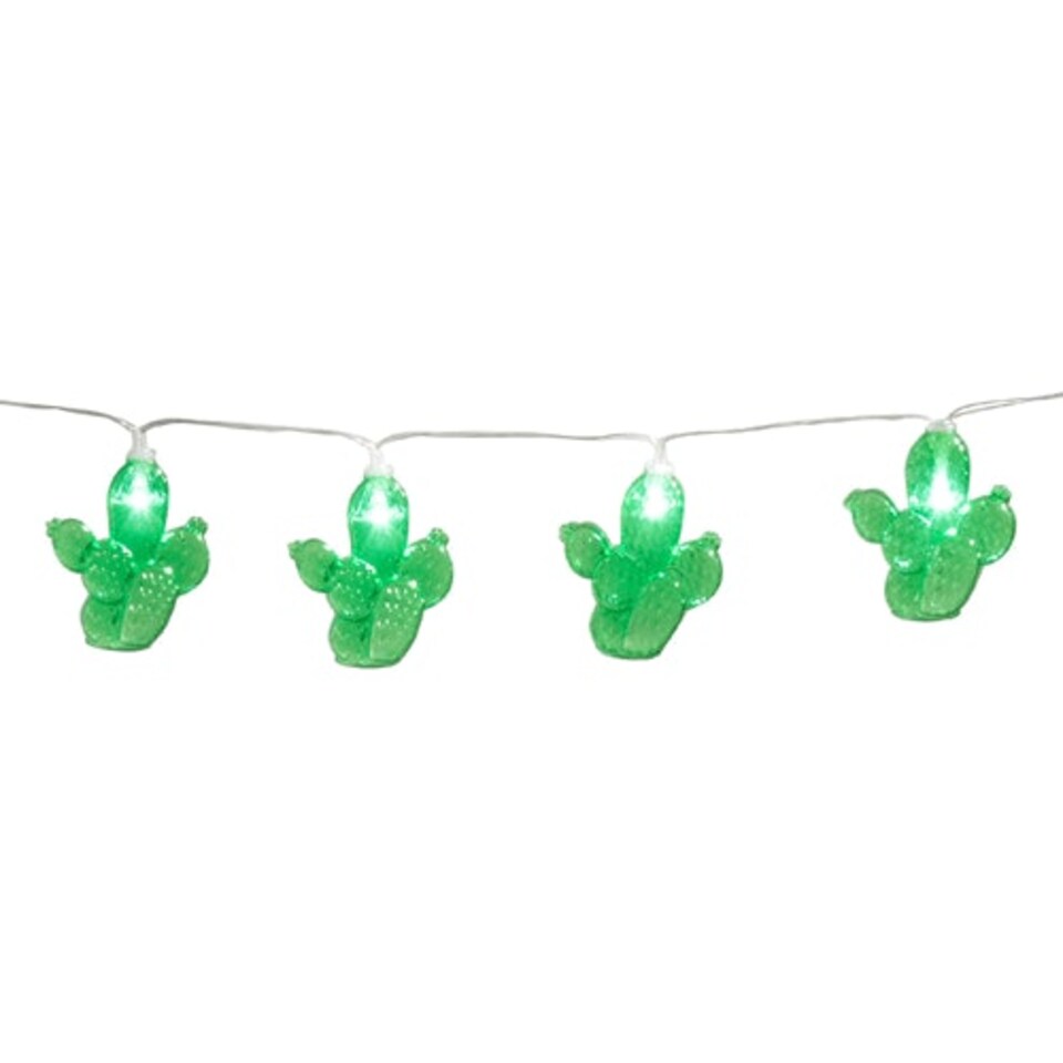 image 1 of Cactus Battery Operated Led Lights String Decoration 140cm