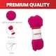 image 3 of Pack of 5 White Acrylic Yarn Rolls – 10g each, 4 Strand 8 Ply Knitting Wool