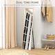 image 5 of HOMCOM Full Length Mirror Wall Mount Leaning Standing Mirror, White