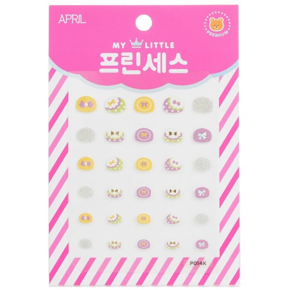image 1 of Princess Kids Nail Sticker - # P014k - 1pack Multi