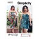 image 1 of Simplicity 9330 Paper Sewing Pattern – Women’s Jumpsuits & Dresses, Size H5 (6–8–10–12–14), Intermediate