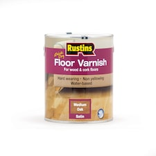 Rustins Quick Dry Floor Varnish 2.5L - Medium Oak