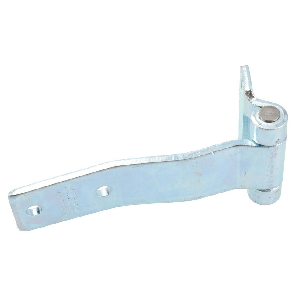 image 1 of Heavy Duty 145mm Strap Hinge Locker Door Hatch Zinc Plated 4mm Thick Silver