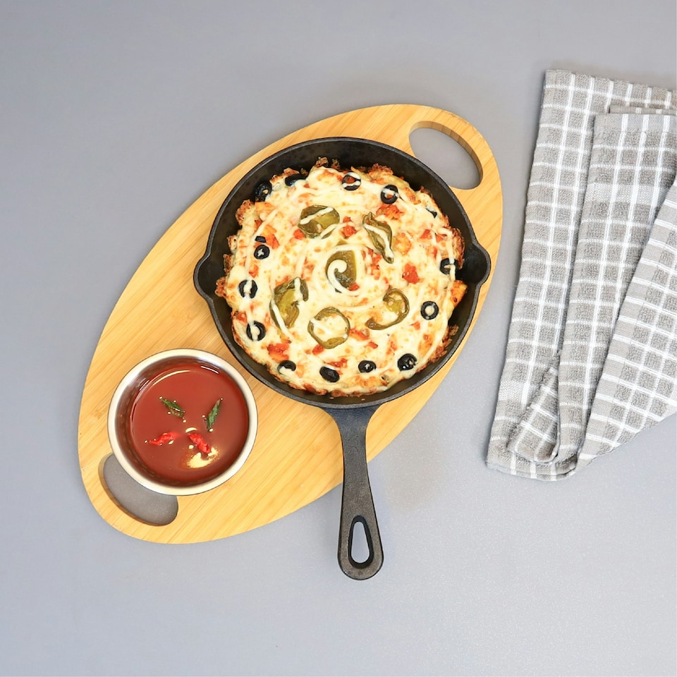 image 1 of Buckingham Pre-Seasoned Cast Iron Frying Skillet Pan 20 cm.